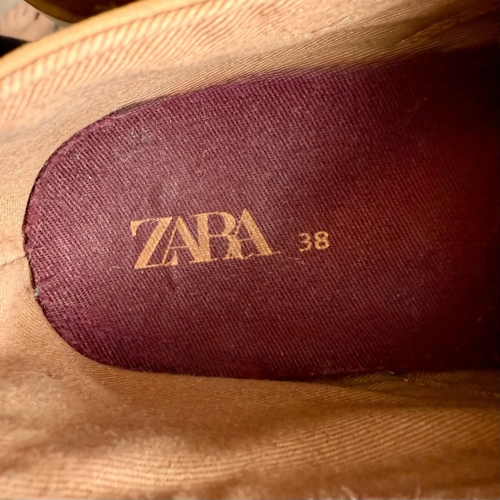 Zara Unisex‎ Women’s Men's Brown Oxfords